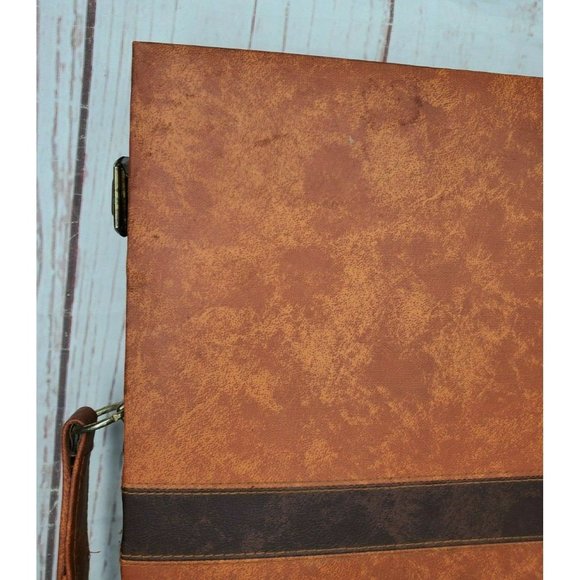 Vintage Tan Brown Stripe Backgammon Family Board Game With Booklet - Picture 9 of 12